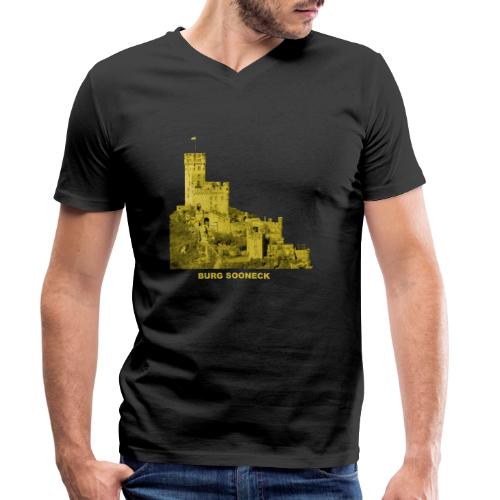 Sooneck Burg Rhein Sonneck Niederheimbach Bingen - Männer Bio-T-Shirt mit V-Ausschnitt von Stanley & Stella
