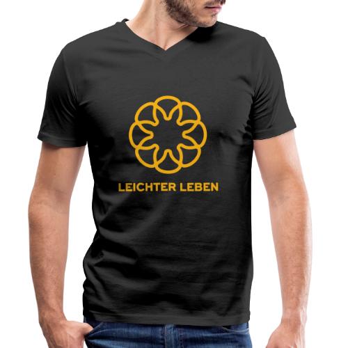 LL Logo - Männer Bio-T-Shirt mit V-Ausschnitt von Stanley & Stella