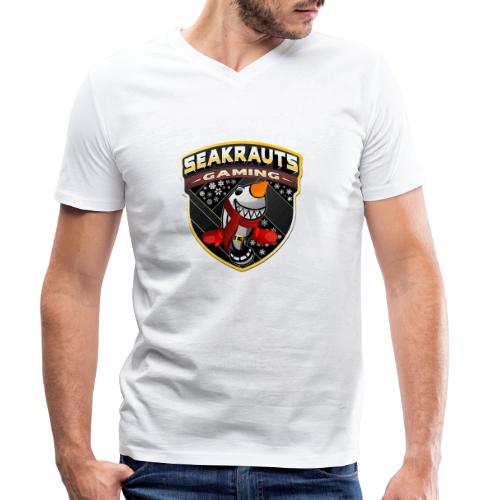 Seakrauts Winterlogo Karotte - Stanley/Stella Männer Bio-T-Shirt mit V-Ausschnitt