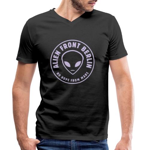 Alien Front Berlin Vektor - Männer Bio-T-Shirt mit V-Ausschnitt von Stanley & Stella