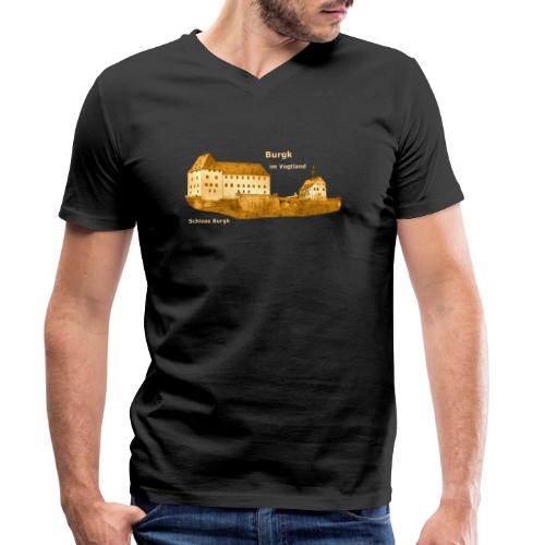Burgk Schloss Vogtland - Männer Bio-T-Shirt mit V-Ausschnitt von Stanley & Stella