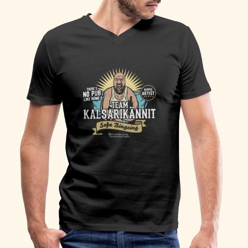 Kalsarikännit Kippis Artist - Männer Bio-T-Shirt mit V-Ausschnitt von Stanley & Stella