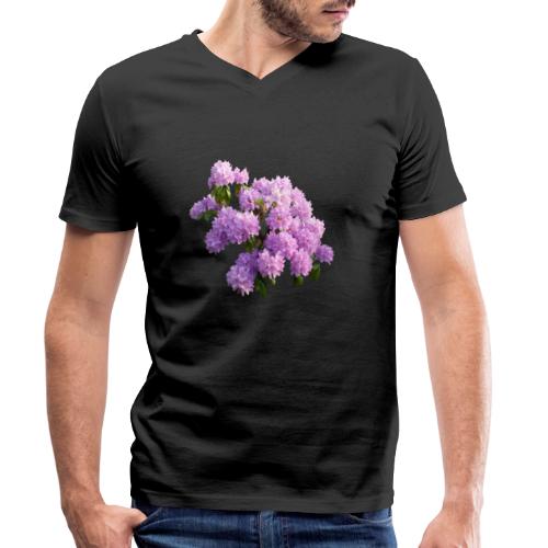 Rhododendron Blüte Sommer - Männer Bio-T-Shirt mit V-Ausschnitt von Stanley & Stella