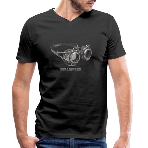 Steampunk Brille Retro - Männer Bio-T-Shirt mit V-Ausschnitt von Stanley & Stella
