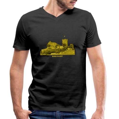 Burg Klopp Bingen Rhein Rheinland-Pfalz Mainz - Stanley/Stella Männer Bio-T-Shirt mit V-Ausschnitt
