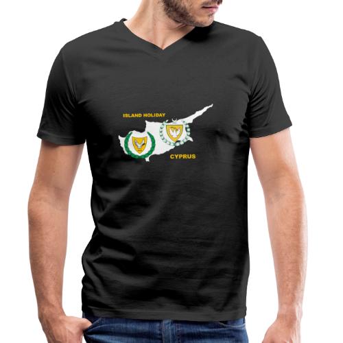 Zypern Cyprus Holiday Urlaub - Männer Bio-T-Shirt mit V-Ausschnitt von Stanley & Stella