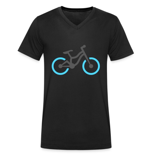 downhill enduro bike - Männer Bio-T-Shirt mit V-Ausschnitt von Stanley & Stella
