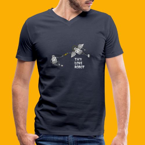 Dat Robot: Gods gift - Stanley/Stella Mannen bio-T-shirt met V-hals