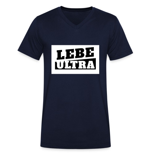 ultras2b w jpg - Männer Bio-T-Shirt mit V-Ausschnitt von Stanley & Stella