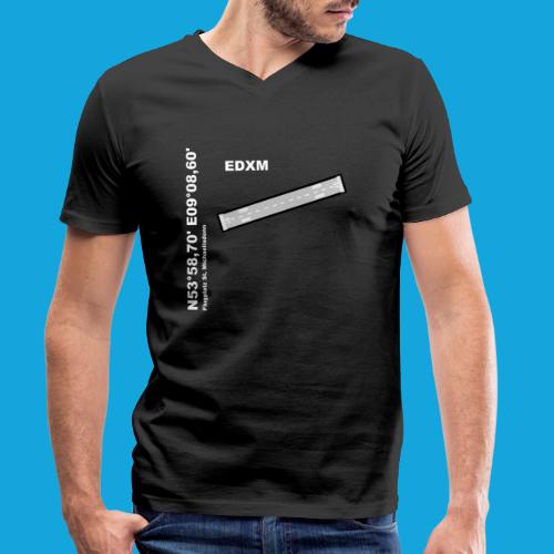 EDXM (anpassbar auf andere AIP Plätze) - Stanley/Stella Männer Bio-T-Shirt mit V-Ausschnitt