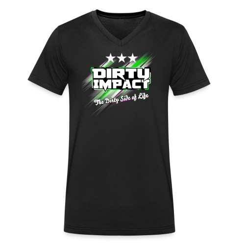 shirt dirty impact tour 2012 fertig kurzer - Männer Bio-T-Shirt mit V-Ausschnitt von Stanley & Stella