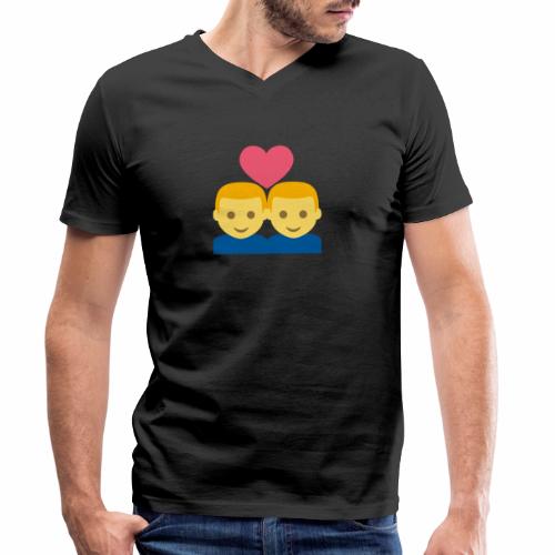 couple - Männer Bio-T-Shirt mit V-Ausschnitt von Stanley & Stella