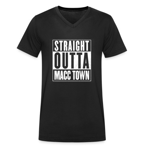Macc Town T Shirt - Stanley/Stella Men's Organic V-Neck T-Shirt 