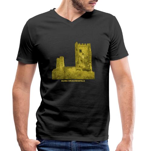 Drachenfels Burg Ruine Rhein Siebengebirge - Männer Bio-T-Shirt mit V-Ausschnitt von Stanley & Stella