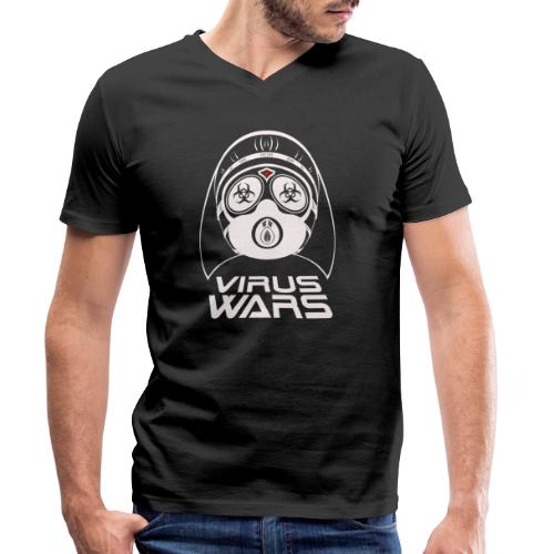 Virus Wars - Männer Bio-T-Shirt mit V-Ausschnitt von Stanley & Stella