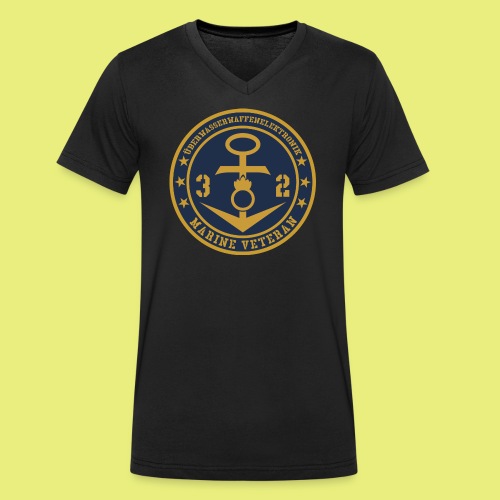Marine Veteran 32er ÜBERWASSERWAFFENELEKTRONIK - Stanley/Stella Männer Bio-T-Shirt mit V-Ausschnitt