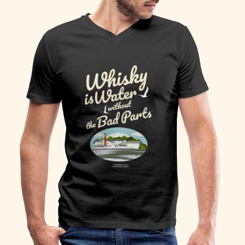 Whisky Is Water Whisky Spruch und Brennerei - Männer Bio-T-Shirt mit V-Ausschnitt von Stanley & Stella