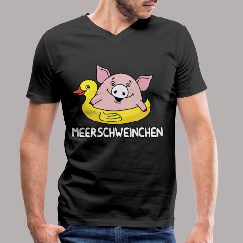 Meerschweinchen - Stanley/Stella Männer Bio-T-Shirt mit V-Ausschnitt