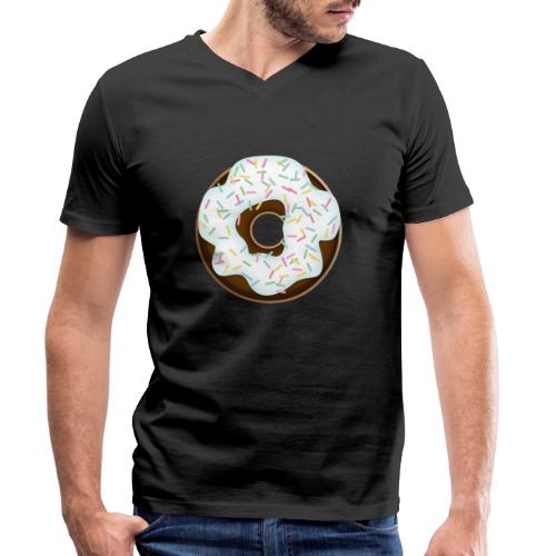 Sweet little Donut - Männer Bio-T-Shirt mit V-Ausschnitt von Stanley & Stella