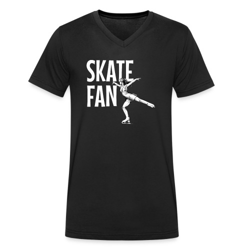 Figure Skating Womens - Skate Fan - Men's Organic V-Neck T-Shirt by Stanley & Stella