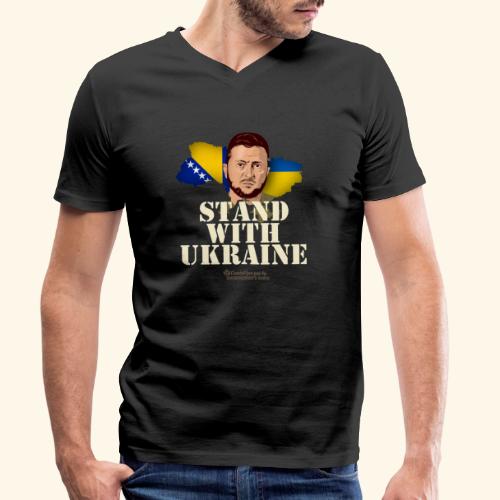 Ukraine Bosnia Herzegovina - Stanley/Stella Männer Bio-T-Shirt mit V-Ausschnitt