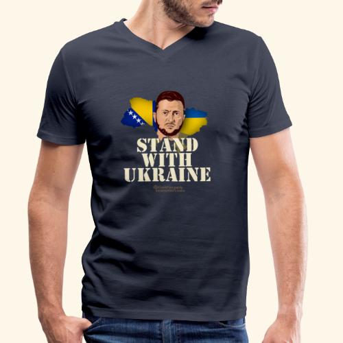 Ukraine Bosnia Herzegovina - Stanley/Stella Männer Bio-T-Shirt mit V-Ausschnitt