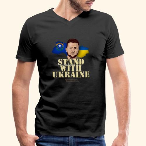 Ukraine Nevada Selenskyj - Männer Bio-T-Shirt mit V-Ausschnitt von Stanley & Stella