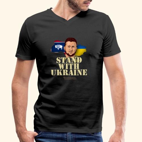 Ukraine Wyoming - Männer Bio-T-Shirt mit V-Ausschnitt von Stanley & Stella