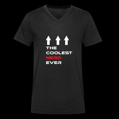 The coolest Nerd ever - Stanley/Stella Männer Bio-T-Shirt mit V-Ausschnitt