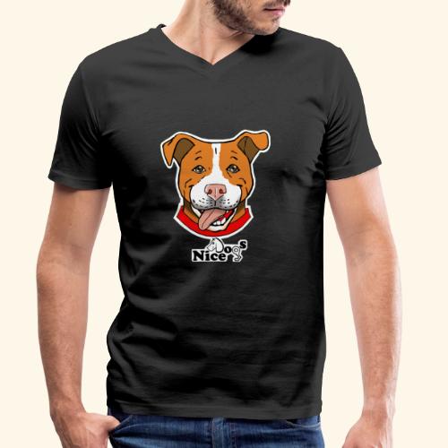 pitbull2 - T-shirt ecologica da uomo con scollo a V di Stanley & Stella