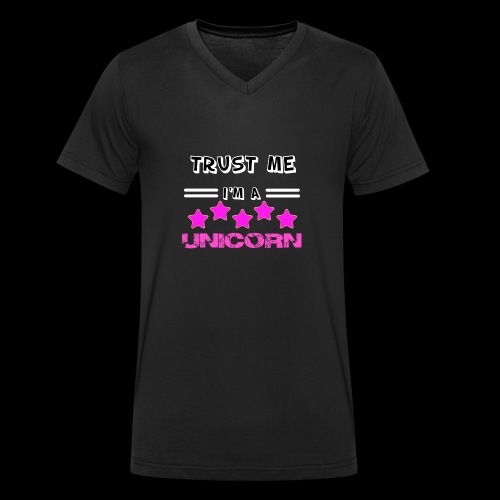 Trust me I'm a Unicorn - Stanley/Stella Männer Bio-T-Shirt mit V-Ausschnitt