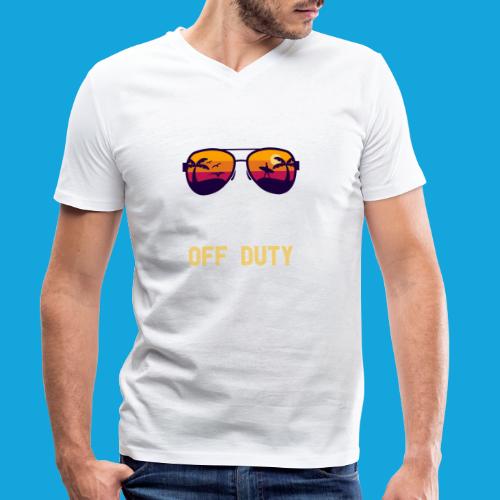 Pilot Of Duty - Stanley/Stella Männer Bio-T-Shirt mit V-Ausschnitt