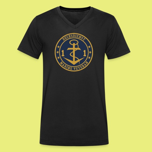 Marine Veteran 11er Decksdienst - Stanley/Stella Männer Bio-T-Shirt mit V-Ausschnitt