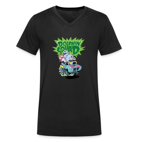 Dolphin Squad Hot Rod - Stanley/Stella Men's Organic V-Neck T-Shirt 