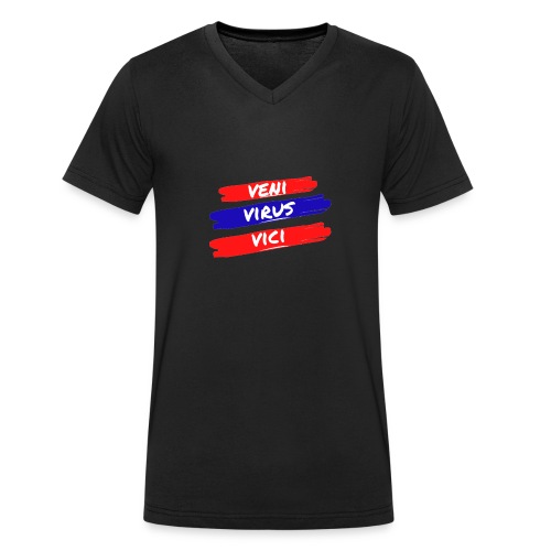 veni-virus-vici - T-shirt ecologica da uomo con scollo a V di Stanley & Stella