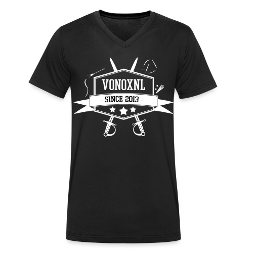vonoxnl trans 300dpi 3 - Mannen bio T-shirt met V-hals van Stanley & Stella