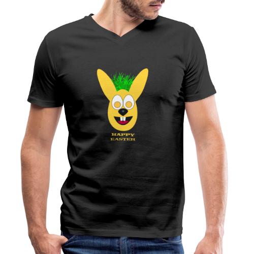 Ostern Hase Easter - Stanley/Stella Männer Bio-T-Shirt mit V-Ausschnitt