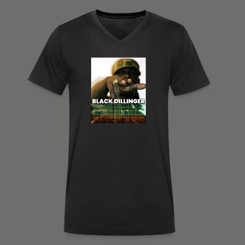 BLACK DILLINGER - Stanley/Stella Männer Bio-T-Shirt mit V-Ausschnitt