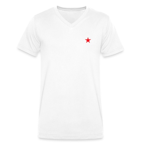 _red_star_2 - Männer Bio-T-Shirt mit V-Ausschnitt von Stanley & Stella