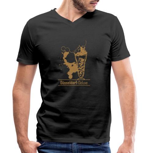 Düsseldorf Deluxe Eisbecher T-shirt Motiv - Männer Bio-T-Shirt mit V-Ausschnitt von Stanley & Stella