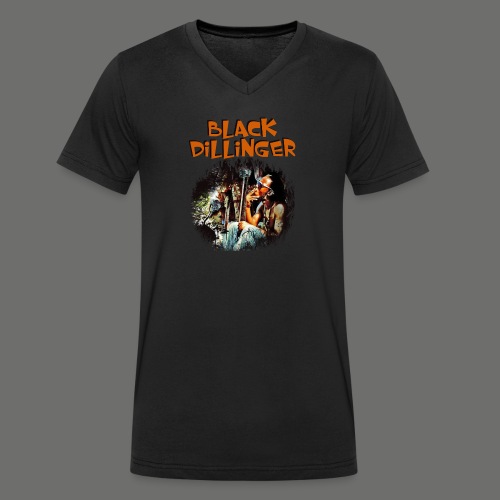 BLACK DILLINGER SPLIFF TAIL - Stanley/Stella Männer Bio-T-Shirt mit V-Ausschnitt