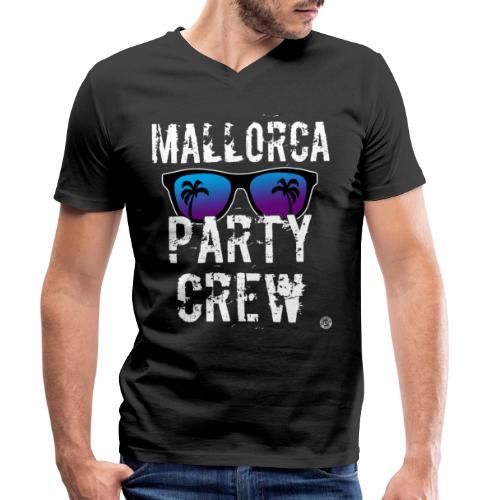 MALLORCA PARTY CREW Shirt - Dames Heren Dames - Mannen bio T-shirt met V-hals van Stanley & Stella
