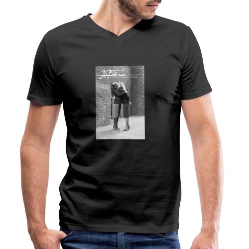Poster Saada Bonaire - the kiss - Rechteck W - Stanley/Stella Männer Bio-T-Shirt mit V-Ausschnitt