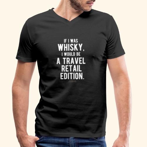 Whisky T-Shirt Travel Retail Edition - Männer Bio-T-Shirt mit V-Ausschnitt von Stanley & Stella