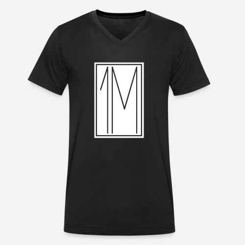 1M Logo weiß - Männer Bio-T-Shirt mit V-Ausschnitt von Stanley & Stella