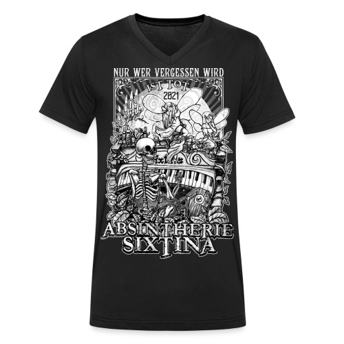 Absintherie Sixtina 2021 - Sixtina Support - Männer Bio-T-Shirt mit V-Ausschnitt von Stanley & Stella