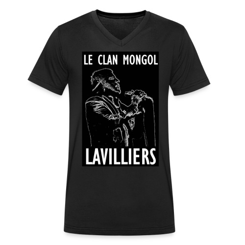 T Sirt LAVILLIERS blanc new jpg - T-shirt bio col V Stanley & Stella Homme