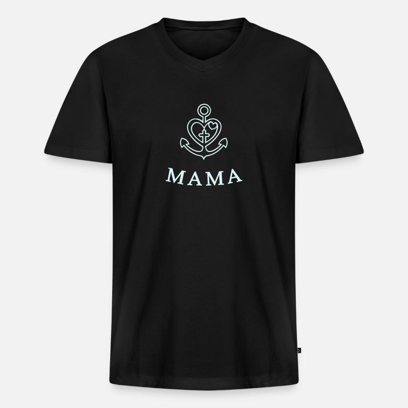 Glaube Liebe Hoffnung (1c) - Männer Premium Bio T-Shirt mit V-Ausschnitt - Schwarz