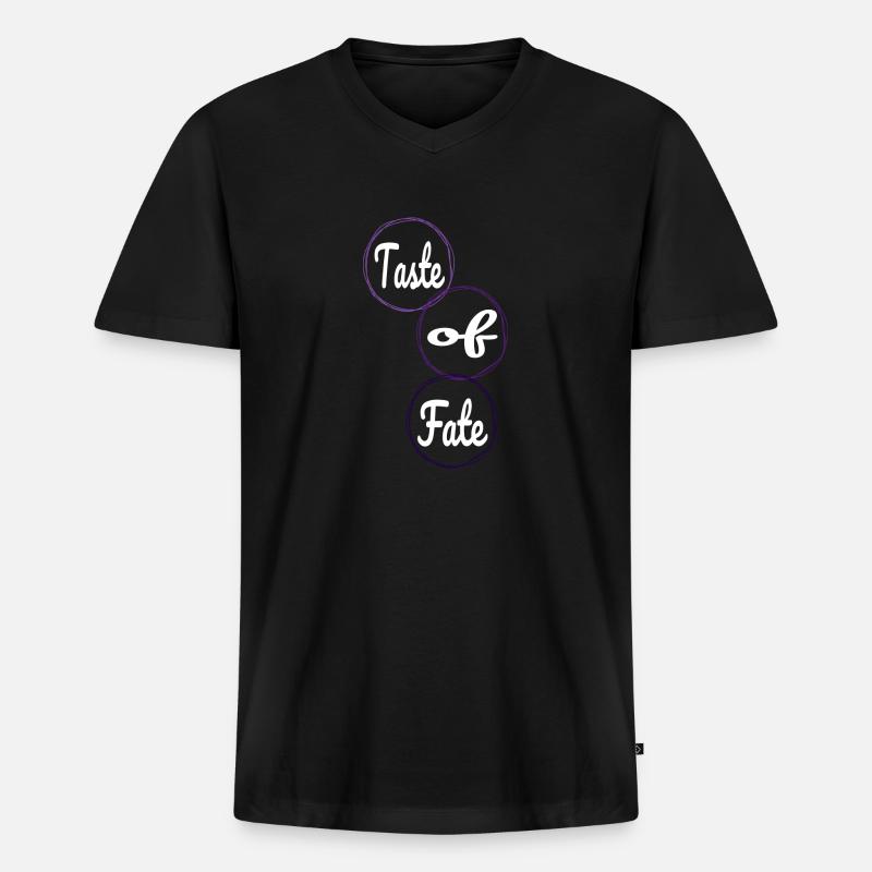 culinary craftsmanship embracing destiny - Männer Premium Bio T-Shirt mit V-Ausschnitt - Schwarz
