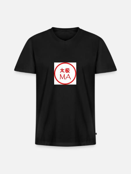 Tai Chi Ma - Männer Premium Bio T-Shirt mit V-Ausschnitt - Schwarz